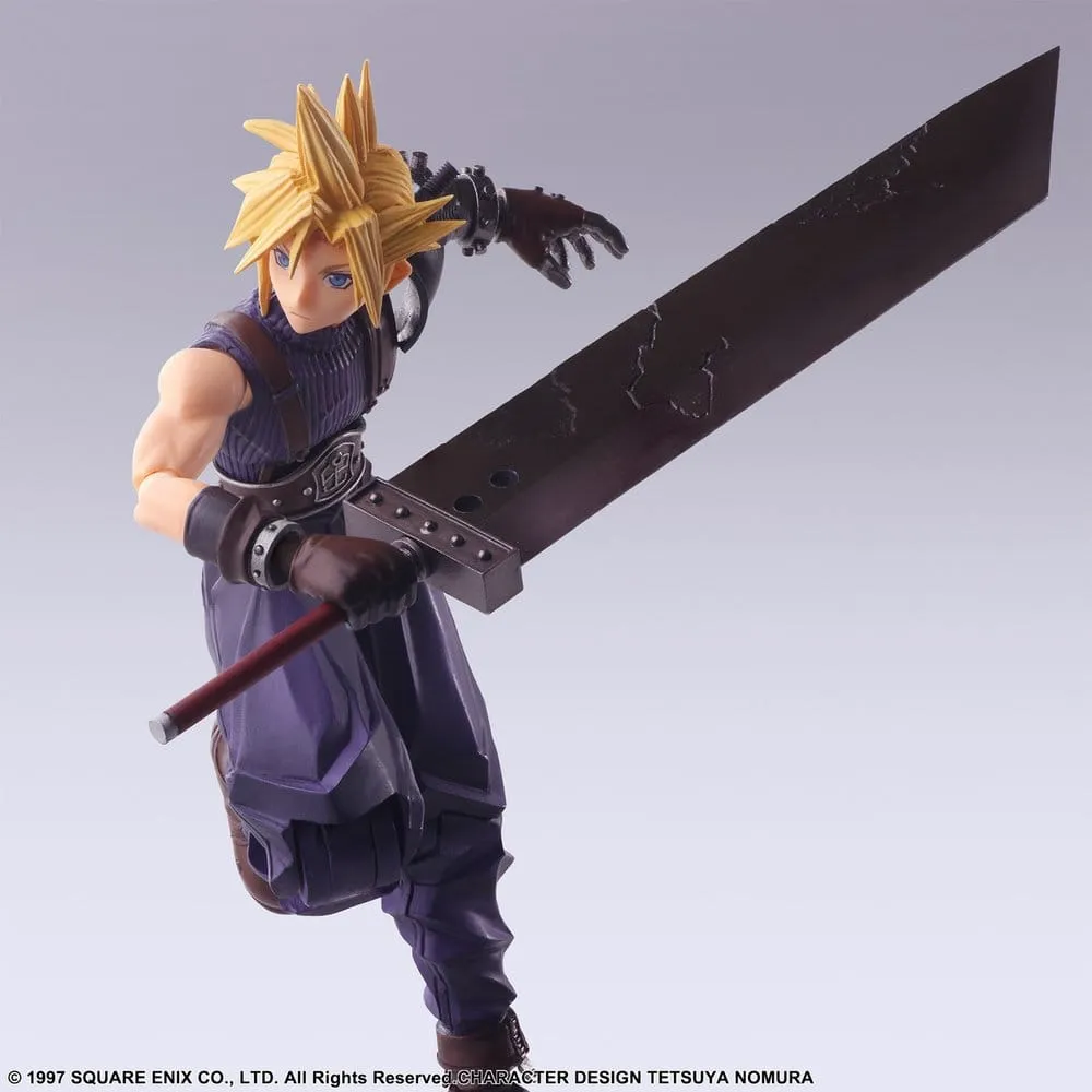 Final Fantasy VII Bring Arts Action Figure Cloud Strife Digital Plus Edition 15 cm